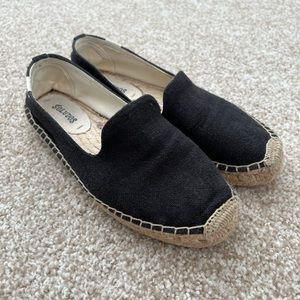 Soludos Black Espadrilles, Sz 7.5